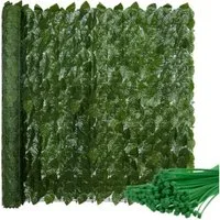 Kunsthecke Künstliche Hecke Paneele Efeu, Gardlov, Höhe 50 cm, verbreitet in Gärten, auf Terrassen, Balkonen