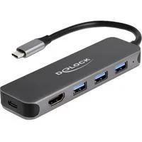 USB-C Dockingstation 4K HDMI USB Hub und PD 3.0