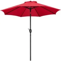 Yaheetech Sonnenschirm ∅ 222,5/261/294/326,5 cm, Gartenschirm mit Kurbel, Neigbar, UV Schutz 50+