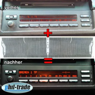 Pixel Reparatur Radio Display Bildschirm Kontaktfolie Flexband für BMW #13