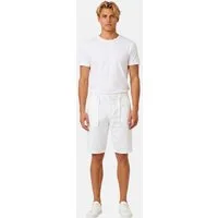 Alessandro Salvarini Shorts Herren in Leinen-Optik – Sommerhose aus Baumwolle Leichte Herren Shorts mit Kordelzug und Gesäßtaschen