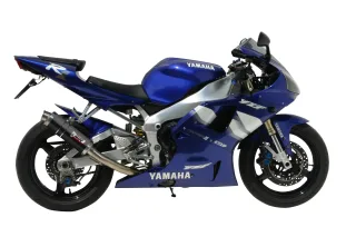 Sport Auspuff MIVV GP Steel Black Yamaha YZF 1000 R1 Bj.1998-2001 Typ: RN01/RN04 eintragungsfrei+ABE