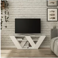 Decortie TV-Schrank Pipralla Moderner TV-Ständer Multimedia Mit Einlegeböden, 110 x 30 x 40 cm