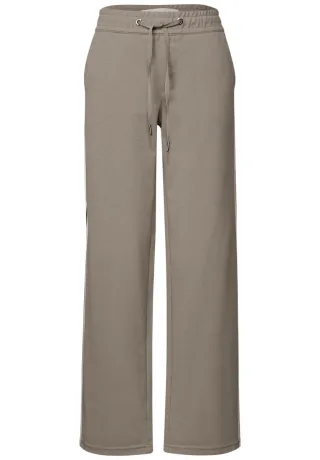 Street One - Hose mit Galonstreifen braun - Gr. - 34/32