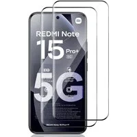 SmartUP Displayschutzglas 2X Schutzglas für Xiaomi Redmi Note 15 Pro Plus 5G Panzerfolie Display für Für Xiaomi Redmi Note 15 Pro Plus 5G, kompletter Rundumschutz