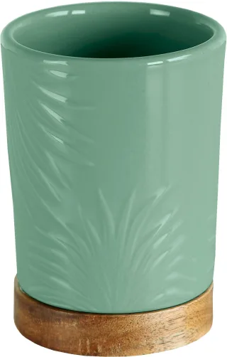 Kleine Wolke Zahnputzbecher "Palm" Accessoire Serie in modernen Scandi Farben