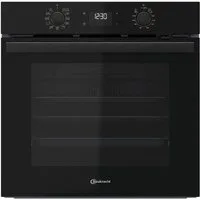 BAUKNECHT Einbaubackofen BBA285HU0K, Heißluftbackofen mit 12 Funktionen