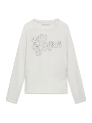 Guess Kids - LS T-SHIRT Pure White - Gr. - 10