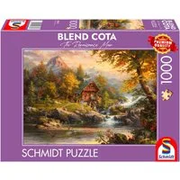 Schmidt Spiele Puzzle Blend Cota, Sommerhaus, 1000 Puzzleteile, Made in Germany