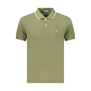 Coveri Moving Green Baumwoll-Herrenpolo