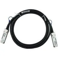 BlueLAN Direct Attach Kabel kompatibel zu NVIDIA MCP1650-V00AE30 QSFP56 schwarz, 0,5 Meter