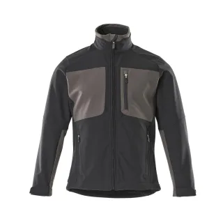 MASCOT Lagos Softshell Jacke YOUNG Schwarz / Dunkelanthrazit Schwarz / Dunkelanthrazit XS - 50057-824-0918-XS