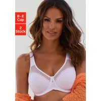 petite fleur by Lascana Minimizer-BH (Packung, 2 Stück) mit Bügel aus weicher Baumwollqualität
