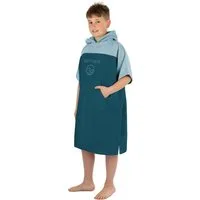 normani Badeponcho Kinder Badeponcho -Puwai- (10-13 Jahre), Bio-Baumwolle, Kapuze, Schlupf, Badeponcho aus 100 % Bio-Baumwolle