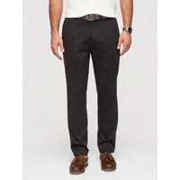 OMBRE Chinos Herren Chino Hose Regular Fit Baumwolle Schwarz L (kein Set, 1-tlg) Peach-Effekt