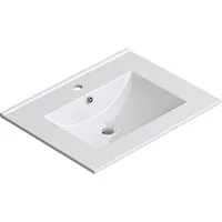 doporro Waschbecken Einbauwaschbecken aus Keramik inkl. Nano-Beschichtung Brüssel912