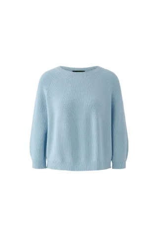 Oui - Pullover celestial blue - Gr. - 38
