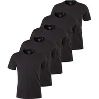s.Oliver T-Shirt 5er Pack Basic (Spar-Set, 5-tlg) T-Shirt - Baumwolle - Atmungsaktiv - Weiche Jersey Qualität