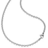 Zeeme Collierkettchen Edelstahl-Ankerkette 3mm breit