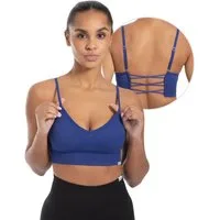 Smilodox Sport-BH Alma, Shaped Fit Yoga Bra, mit herausnehmbaren Cups V-Ausschnitt, Blickdicht, Ohne Bügel, Verstellbare Träger Sport Top