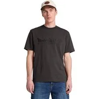 Timberland T-Shirt ESTABLISHED 1973 - SS Embroidered Tee Kurzarm, mit Rundhalsausschnitt, aus Baumwolle, normale Schnittform