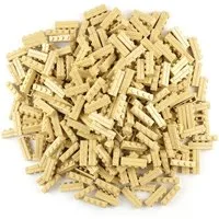 LEGO® LEGO® 1x4 Mauersteine Bausteine Hellbeige - 15533 NEU! Menge 100x Spielbausteine, (Bausteine, 100 St., Kreativ-Set), Made in Europe