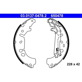 ATE Bremsbacken hinten Fiat Grande Linea Punto Opel Adam Corsa