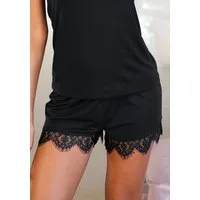 LASCANA Schlafshorts (1-tlg) mit Spitzensaum