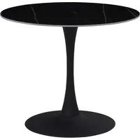 HELA Bistrotisch PAOLA Esstisch rund, 90 cm, robuste Steinplatte, verschiedene Steinfarben, Pflegeleicht
