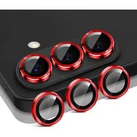 Tec-Expert Kameraschutzglas 9H Kameraglas Set in Rot für Samsung Galaxy S26 für Samsung Galaxy S26, Linsenschutzglas Set, 1 Stück, Kameraschutz, Schutzglas, Linsenschutz, kratz- & stoßfest