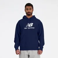 New Balance Kapuzensweatshirt SPORT ESSENTIALS FRENCH TERRY LOGO HOODIE mit Kapuze, aus Baumwolle und Polyester
