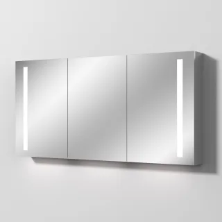 Sanipa Reflection Aluminium-Spiegelschrank ALEX 150 mit LED-Beleuchtung, AU3196L AU3196L