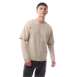 Levis - T-Shirt für Herren, Gestufte Ärmel (Federgrau)