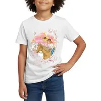 Spreadshirt T-Shirt Bibi Und Tina Wettreiten Im Wald Kinder T-Shirt (1-tlg)