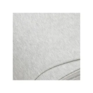 Sweatstoff "Basic" mit gerauter Innenseite, hellgrau-melange