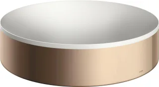 Hansgrohe Aufsatzwaschtisch AXOR Suite Basins&Bathtubs 400mm o.Hl.u.Ül weiss/polished red gold, 4200 42001300