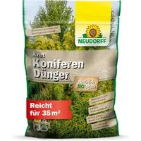 Neudorff Rasendünger Bio - Azet KoniferenDünger 1,75 kg, Granulat gleichmäßig im Wurzelbereich verteilen, leicht in die obere Bodenschicht einarbeiten und anschließend gut wässern., Thuja Dünger mit viel Eisen für kräftig-grüne Blätter und Nadeln, or