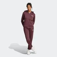 adidas Sportswear Trainingsanzug ESSENTIALS LINEAR (2-tlg), zweiteiliges Set, für Laufen, aus Polyester, mit Rippbündchen