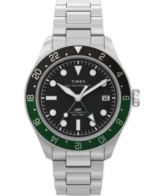 Timex Waterbury Heritage Silber Herren Armbanduhr TW2Y60800