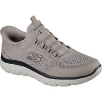 Skechers SUMMITS Slip-On Sneaker Freizeitschuh, Schnürschuh mit Memory Foam