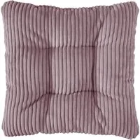 sleepling Sitzkissen in Cord-Optik, Stuhlkissen, Zierkissen, Dekokissen, aus weichem Möbelstoff, abriebfest, anschmiegsam, wendbar, 38 x 38 cm