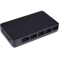 Core 10x 4-Pin PWM Splitter, Lüftersteuerung schwarz, mit SATA-Stromanschluss