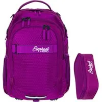 ELEPHANT Schulrucksack Hero Signature Schultasche (2 Teile Set), Rucksack + Mäppchen Box