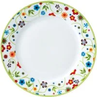 van Well Speiseteller Teller Set, Vario, (6 St), Porzellan, spülmaschinen- und mikrowellengeeignet, Ø 26,5 cm