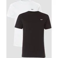 MP Herren 2 Pack T-Shirt - Schwarz/Weiß - XXXL