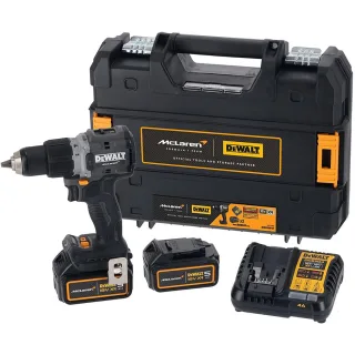 DEWALT Mclaren Schraubendreher, Schlagbohrmaschine 18 Volt 5.0 Ah Li-Ion - DCD85MP2T-QW