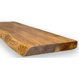 Moon Tree Wandregal, Dunkelbraun, Holz, 200x4.4x30 cm, Wohnzimmer, Regale, Wandregale