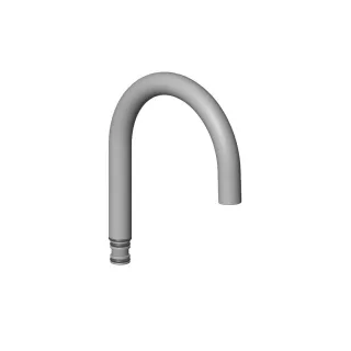 Dornbracht Auslauf für Profi-Garnituren Ersatzteile 90282221002 5,68 l/min. Chrom 90282221002-00