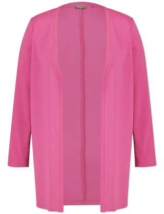 SAMOON - Cardigan violet/pink - Gr. - 46