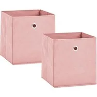 Zeller Present Aufbewahrungsbox (Set, 2 St), faltbar und schnell verstaut